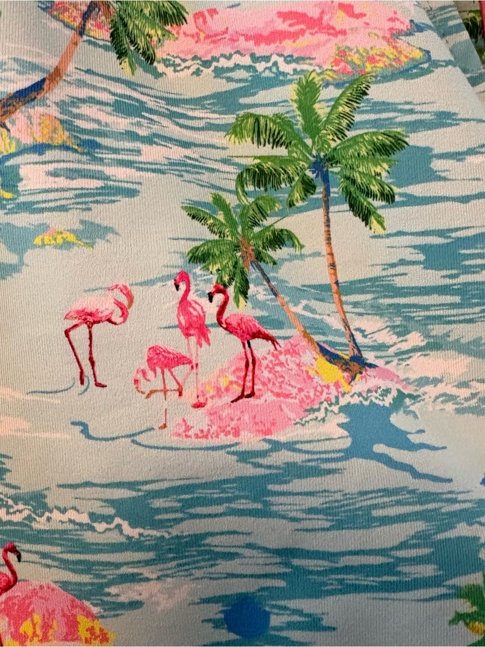 Jess Lea tropical treasures flamingo island print everyday shorts size large - Picture 7 of 16